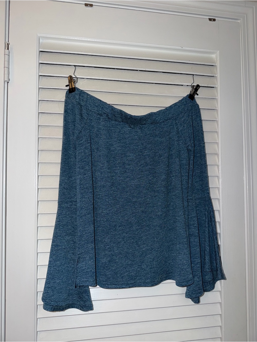 Off Shoulder Bell-Sleeve Top - Medium